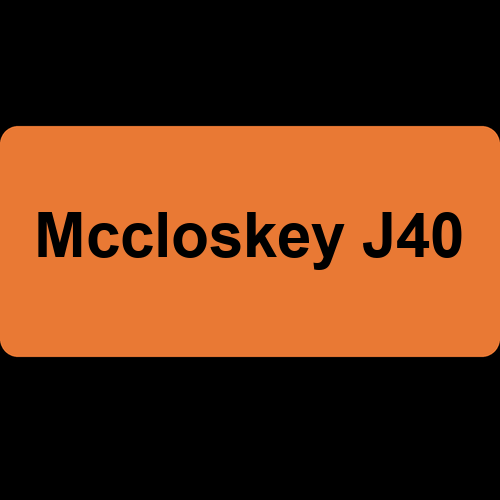 Mccloskey J40